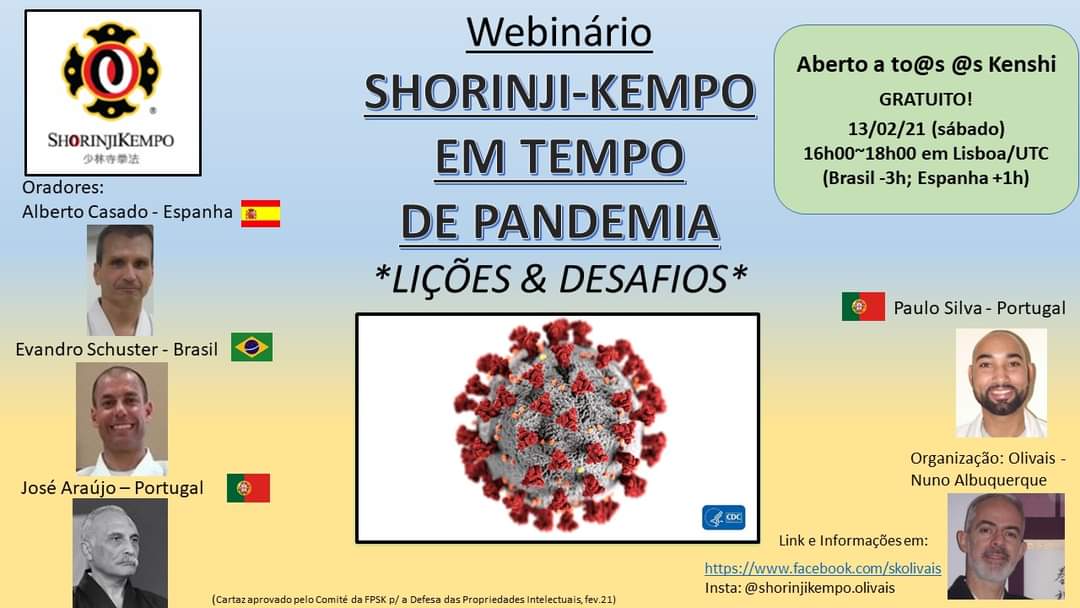 Seminario on-line sobre el Shorinji Kempo en tiempos de pandemia