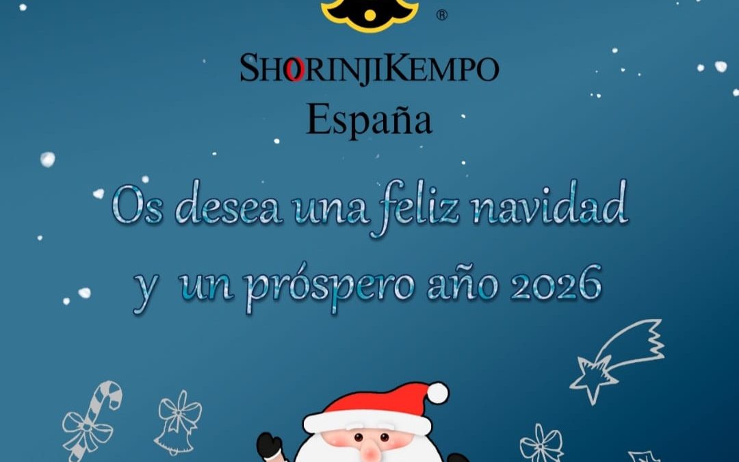 SHORINJI KEMPO España… Os desea una feliz navidad y un próspero año 2026